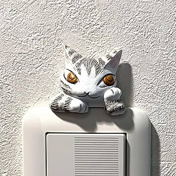 Amazon.co.jp: [わちふぃーるど] ダヤン スイッチプレートアクセ